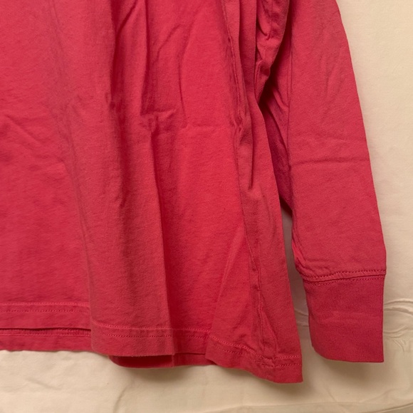 PINK Victoria's Secret Vibrant Pink Long Sleeve Tee - Picture 5 of 9